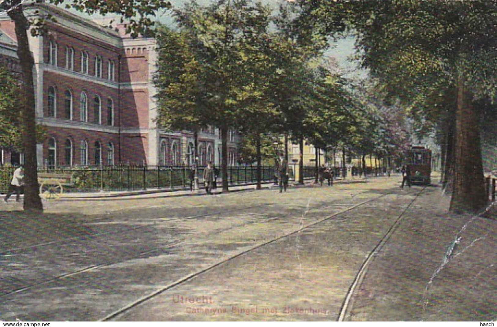 481842Utrecht, Catharijne Singel. 1909. (diverse Vouwen, Zie Achterkant) - Utrecht