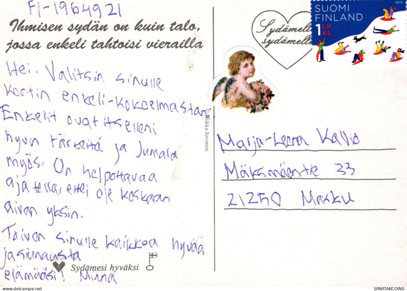 ENGEL WEIHNACHTSFERIEN Feiern & Feste Vintage Ansichtskarte Postkarte CPSM #PAH682.DE - Anges