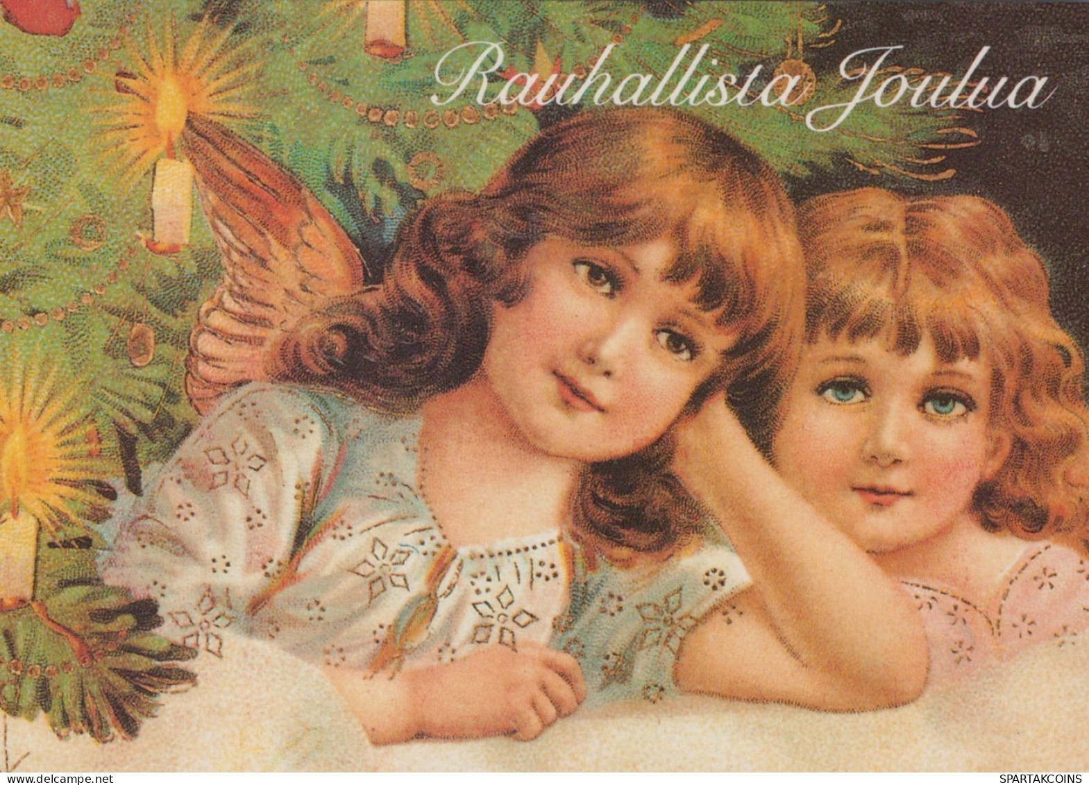ENGEL WEIHNACHTSFERIEN Feiern & Feste Vintage Ansichtskarte Postkarte CPSM #PAH051.DE - Anges