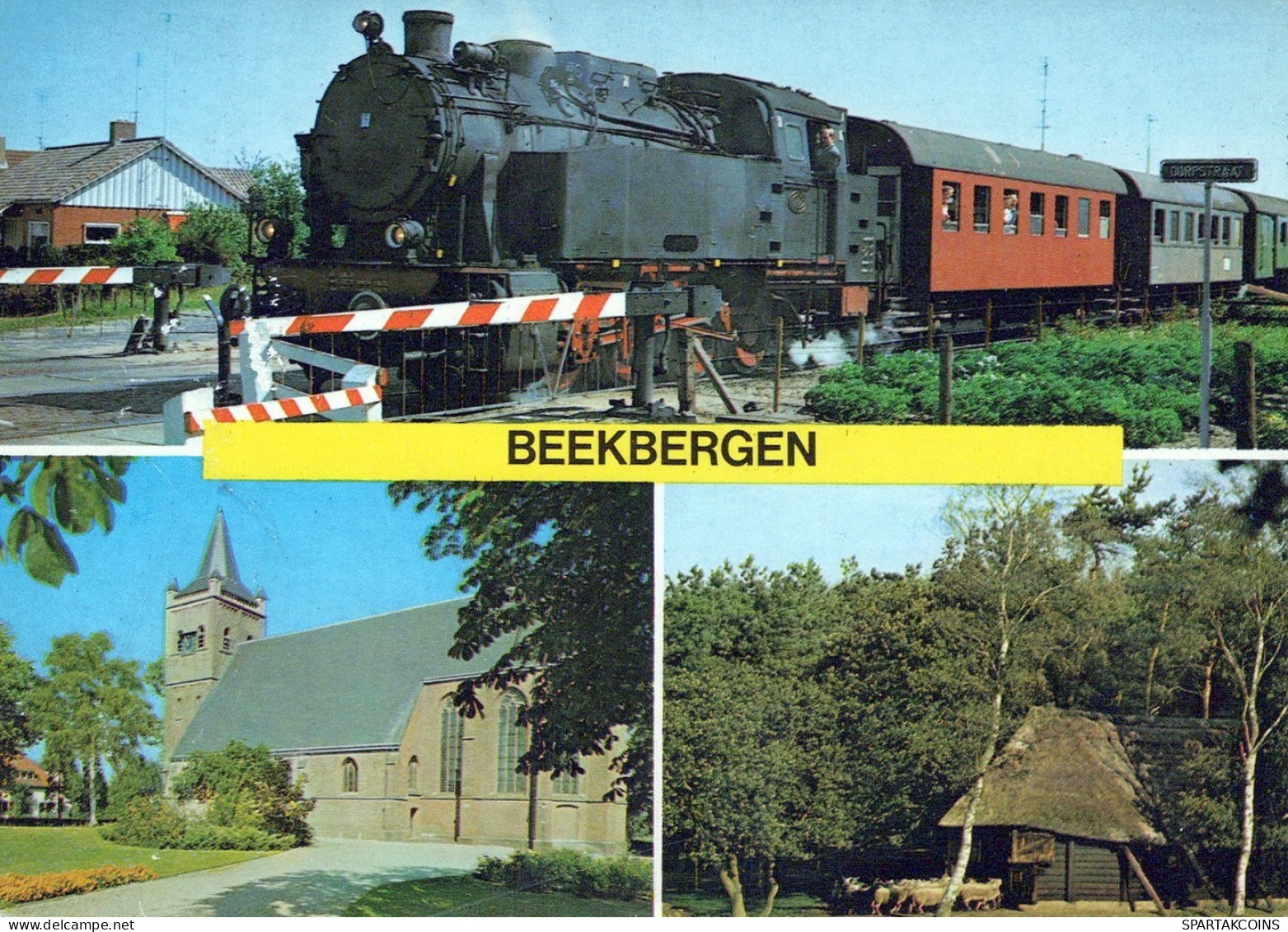 ZUG Schienenverkehr Eisenbahnen Vintage Ansichtskarte Postkarte CPSM #PAA799.DE - Trains