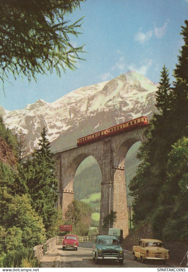 ZUG Schienenverkehr Eisenbahnen Vintage Ansichtskarte Postkarte CPSM #PAA665.DE - Trains