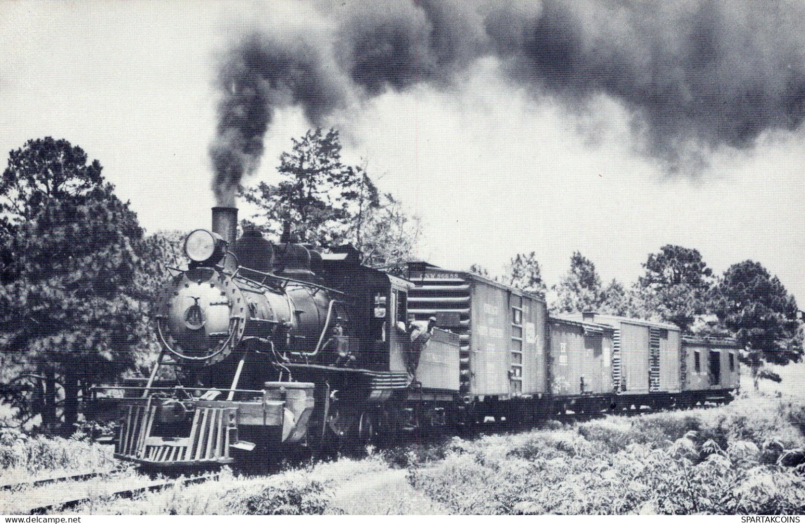 ZUG Schienenverkehr Eisenbahnen Vintage Ansichtskarte Postkarte CPSMF #PAA454.DE - Trains