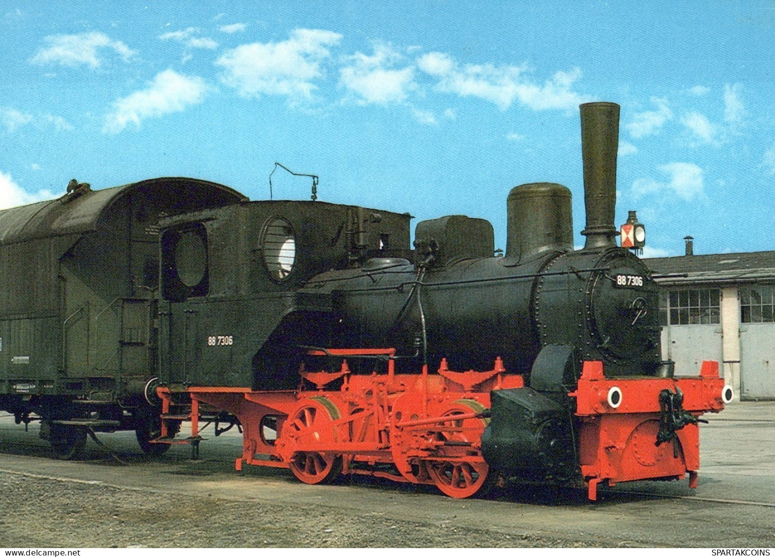 ZUG Schienenverkehr Eisenbahnen Vintage Ansichtskarte Postkarte CPSM #PAA866.DE - Treinen