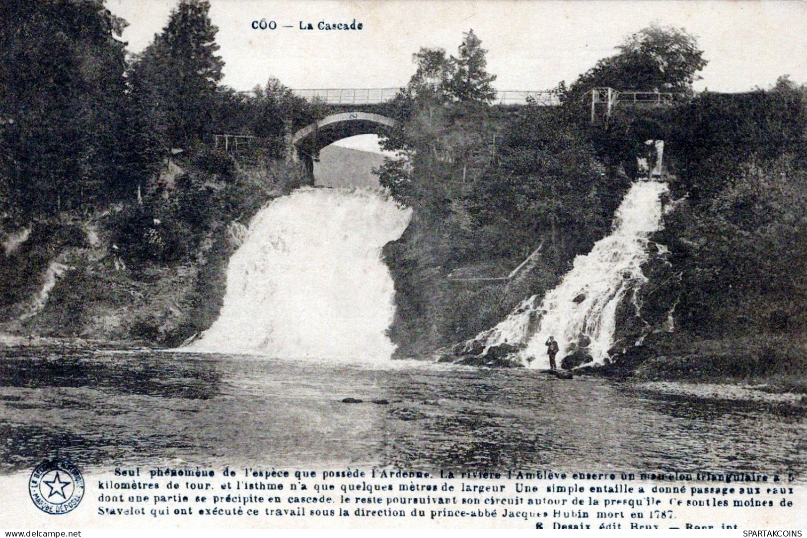 BELGIQUE CASCADE DE COO Province De Liège Carte Postale CPA #PAD193.FR - Stavelot