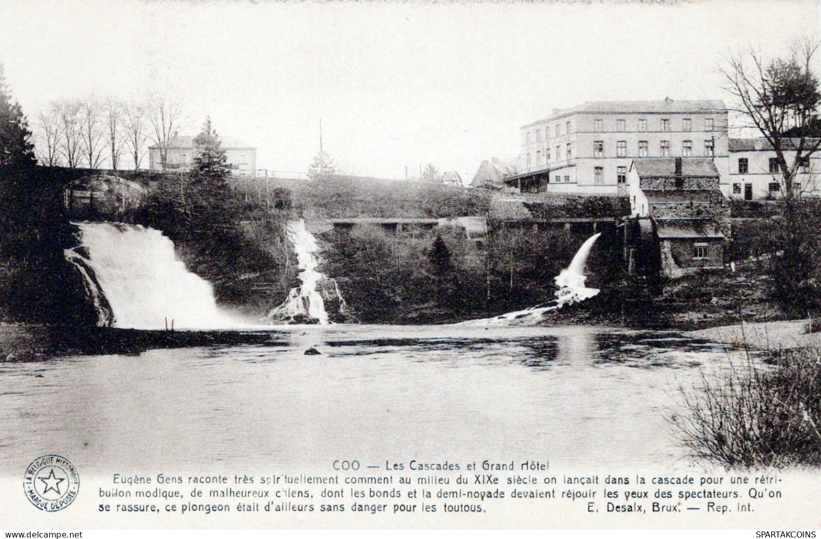 BELGIQUE CASCADE DE COO Province De Liège Carte Postale CPA Unposted #PAD068.FR - Stavelot