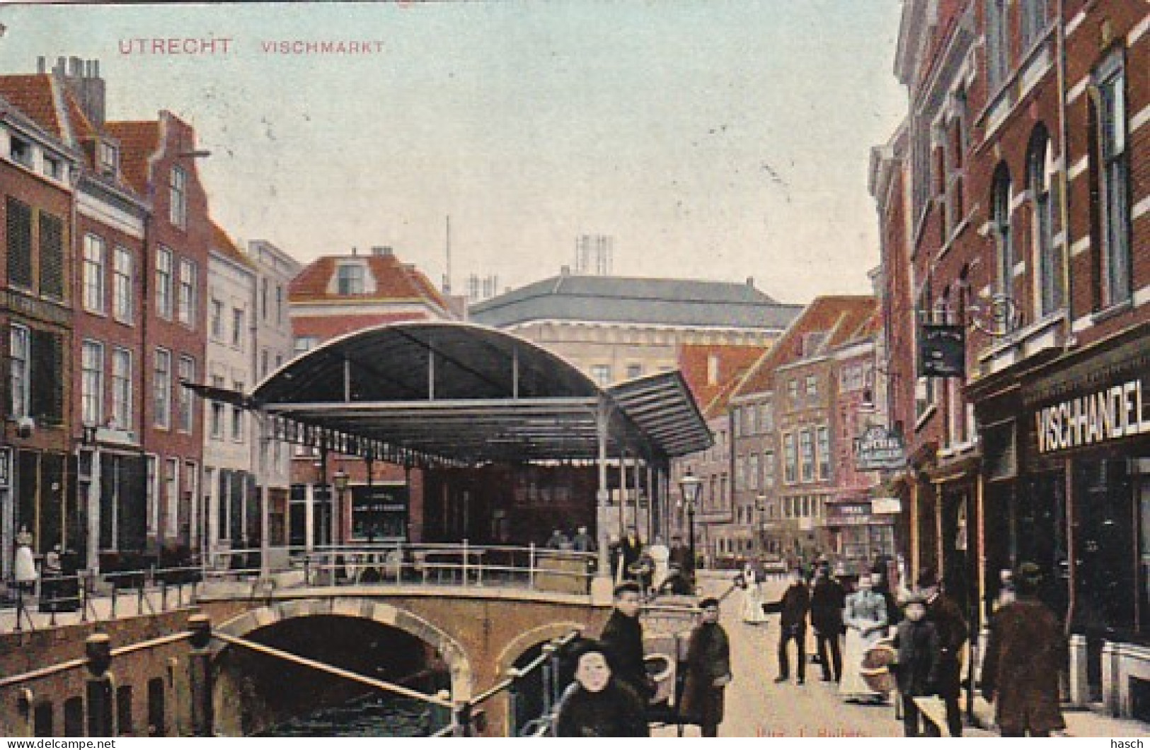 481868Utrecht. Vischmarkt 1907. - Utrecht