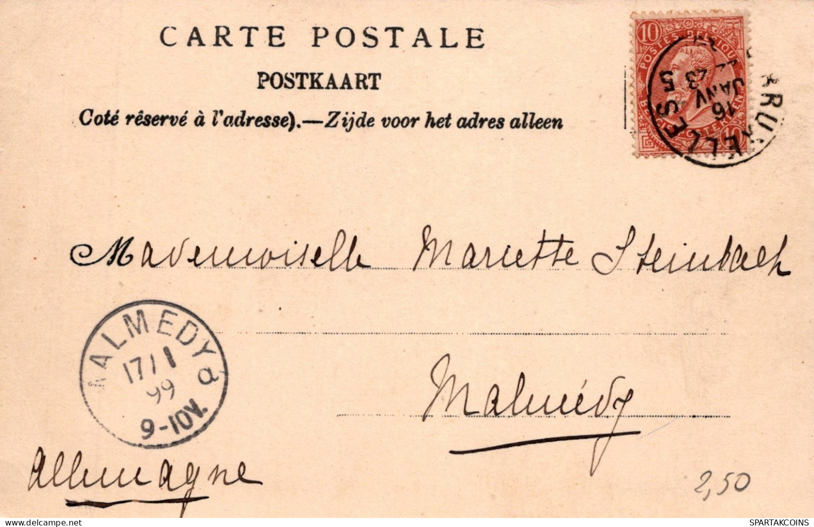 BELGIQUE BRUXELLES Carte Postale CPA #PAD579.FR - Brussel (Stad)