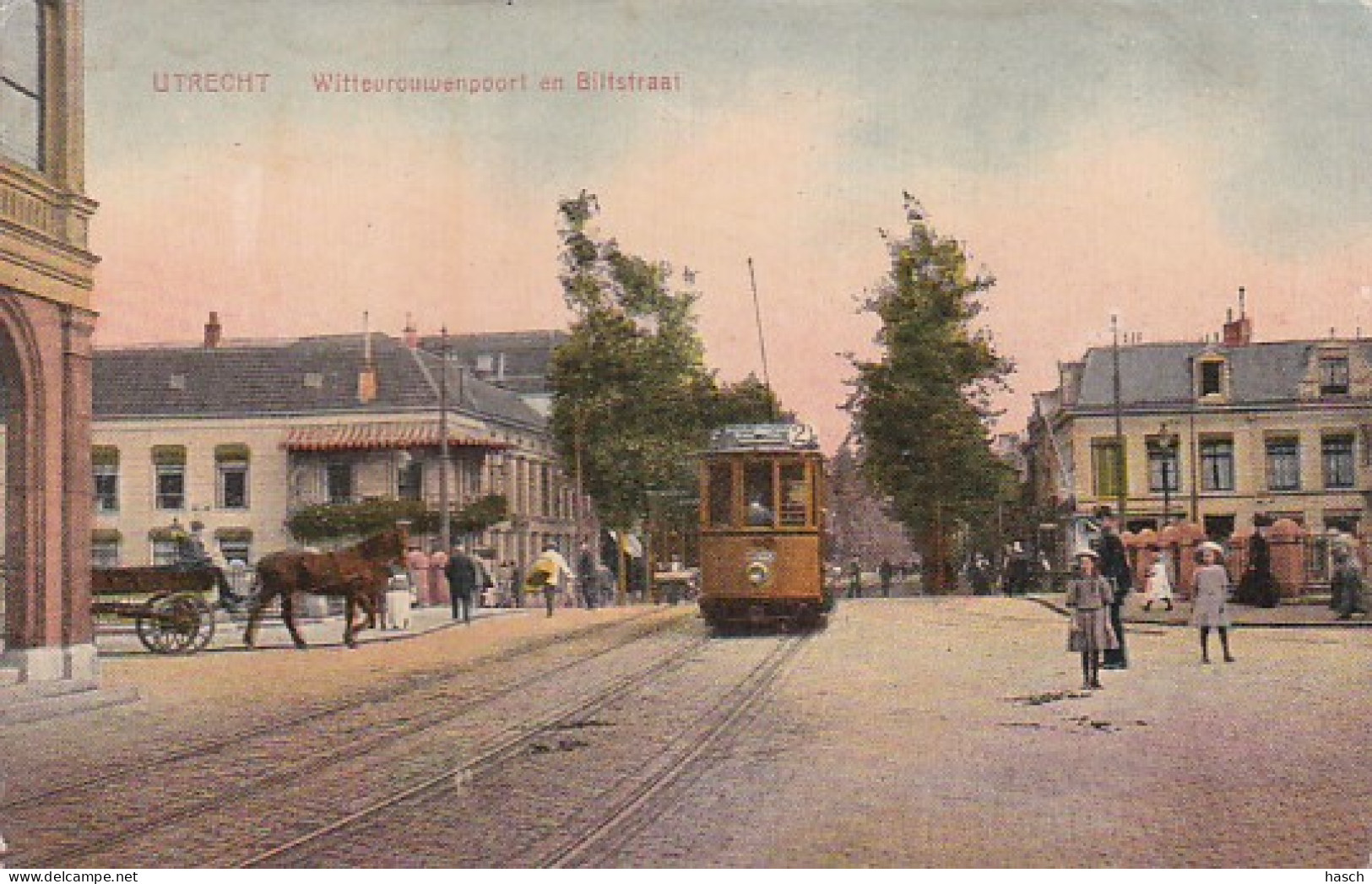 481875Utrecht. Wittevrouwenbrug En Biltstraat Met Tran Lijn 2.(zie Achterkant) - Utrecht