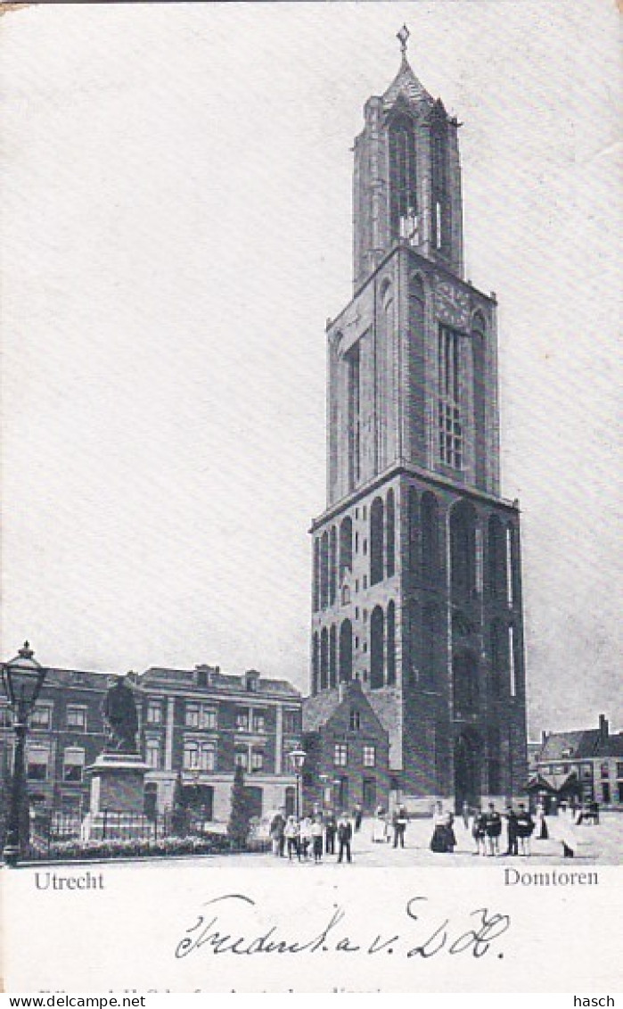 481885Utrecht, Domtoren.(poststempel 1904) - Utrecht