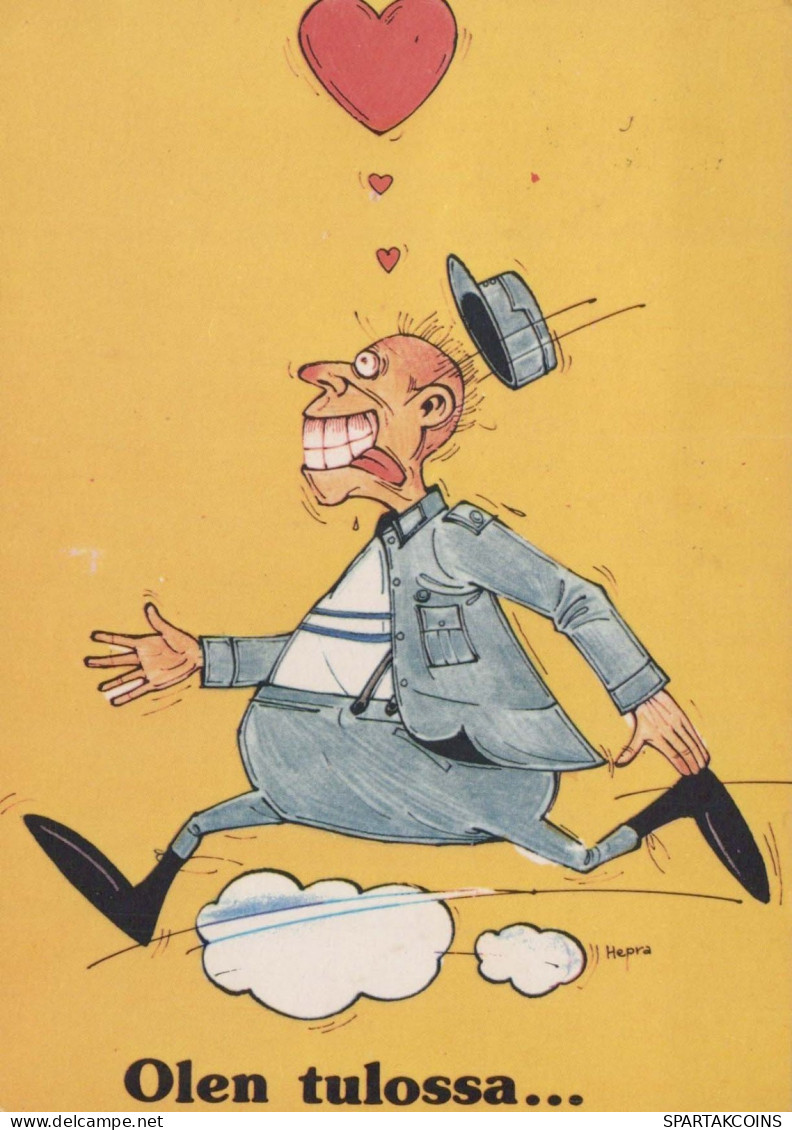 SOLDATS HUMOUR Militaria Vintage Carte Postale CPSM #PBV817.FR - Humour