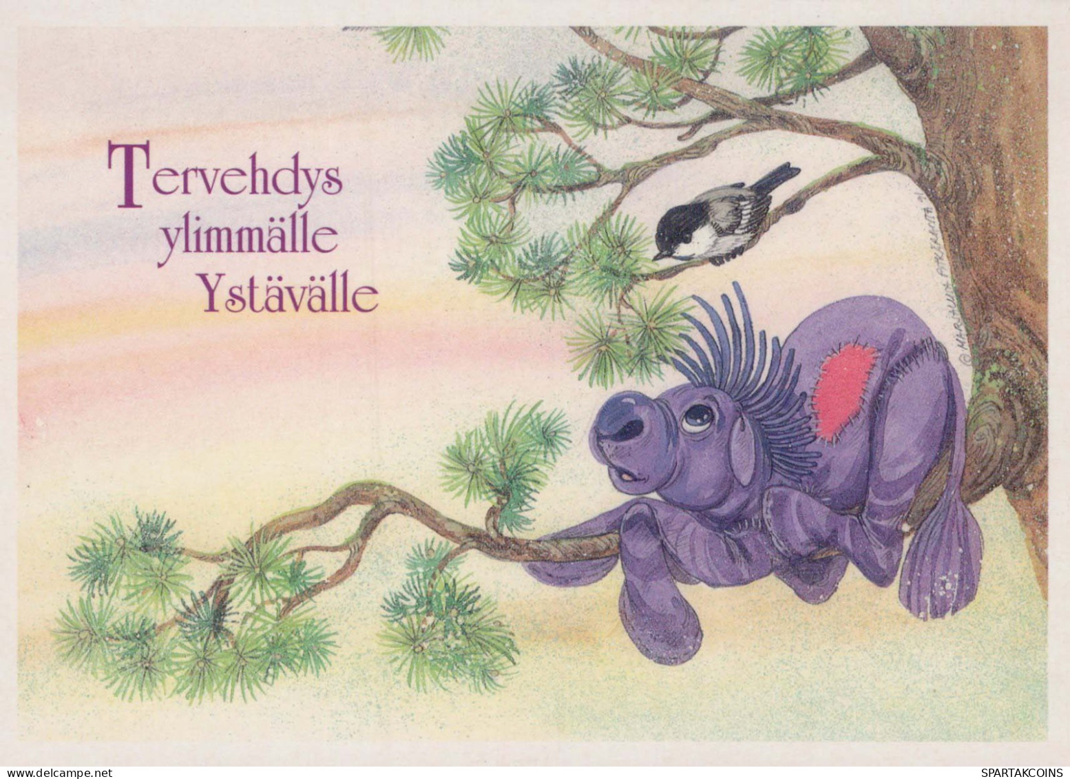 CHEVAL Animaux Vintage Carte Postale CPSM #PBR854.FR - Horses