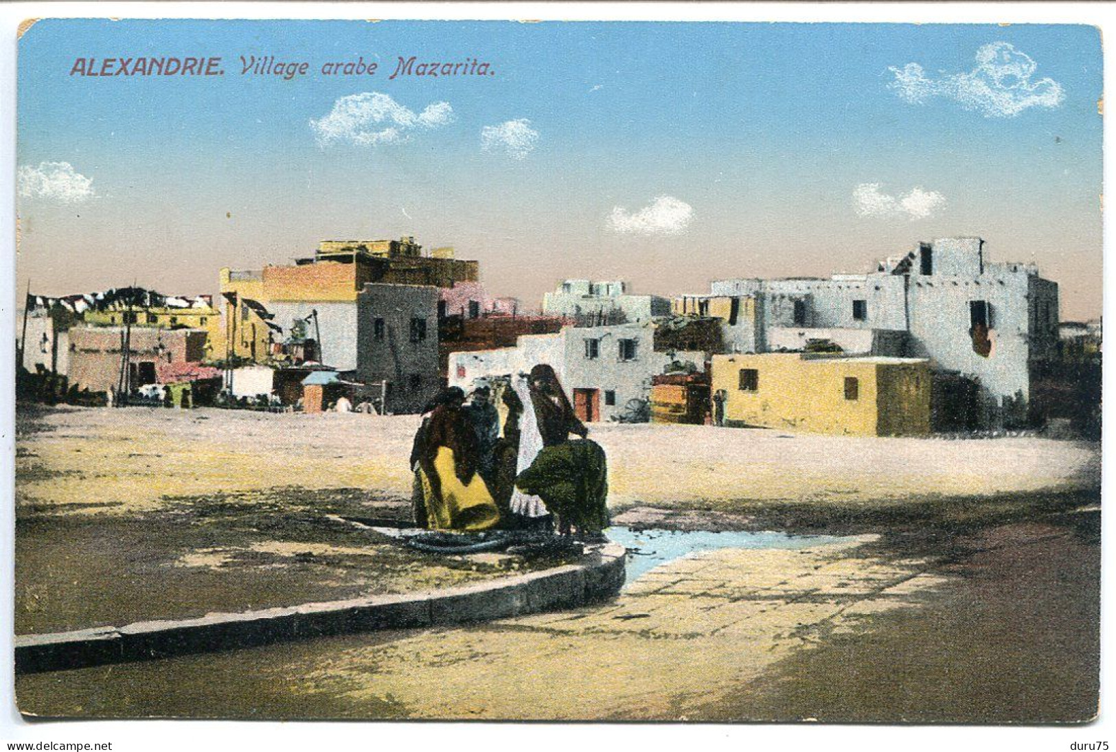 EGYPTE * ALEXANDRIE Village Arabe Mazarita * Editeur Emil Pinkau - Alexandrie