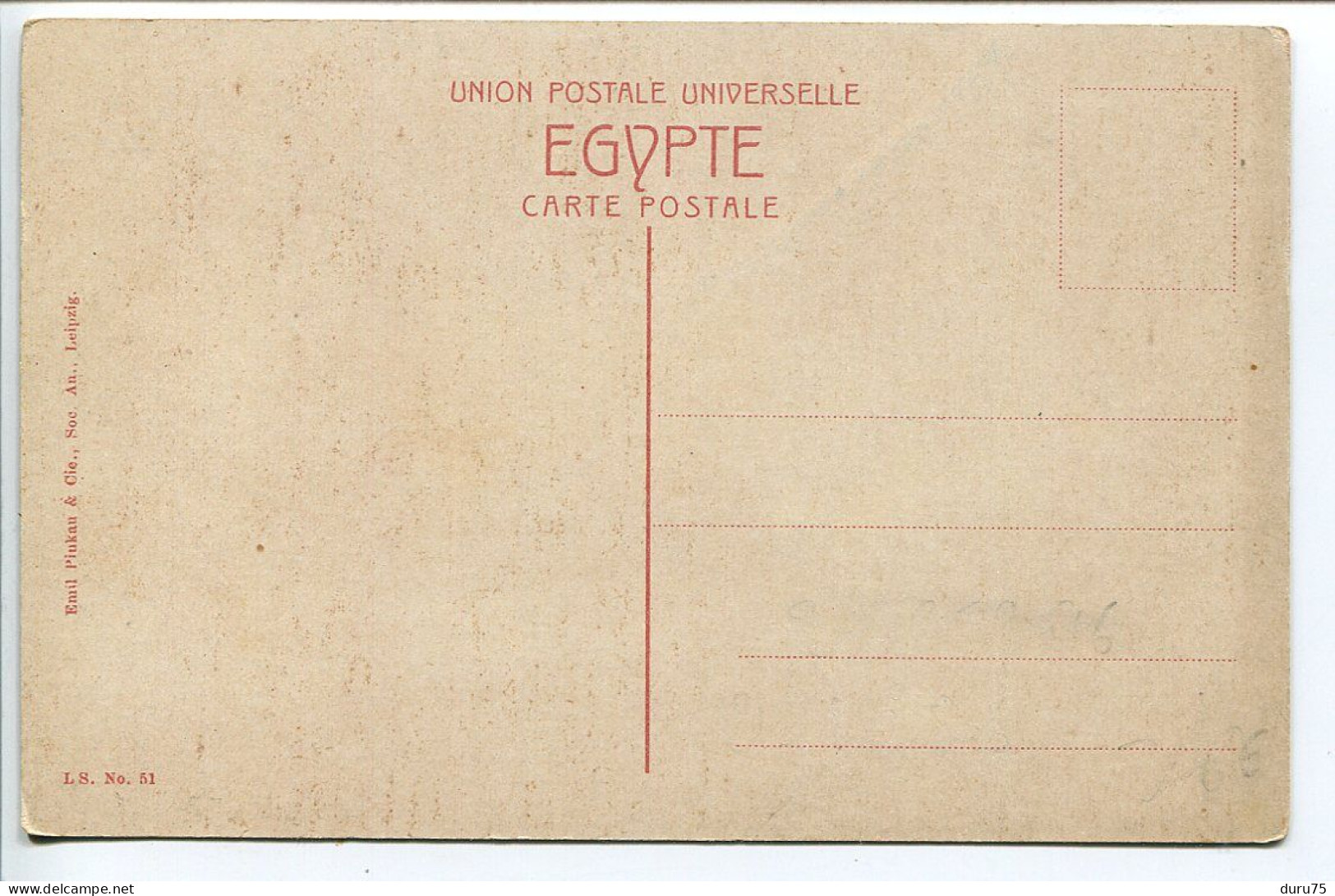 EGYPTE * ALEXANDRIE Village Arabe Mazarita * Editeur Emil Pinkau - Alexandrië