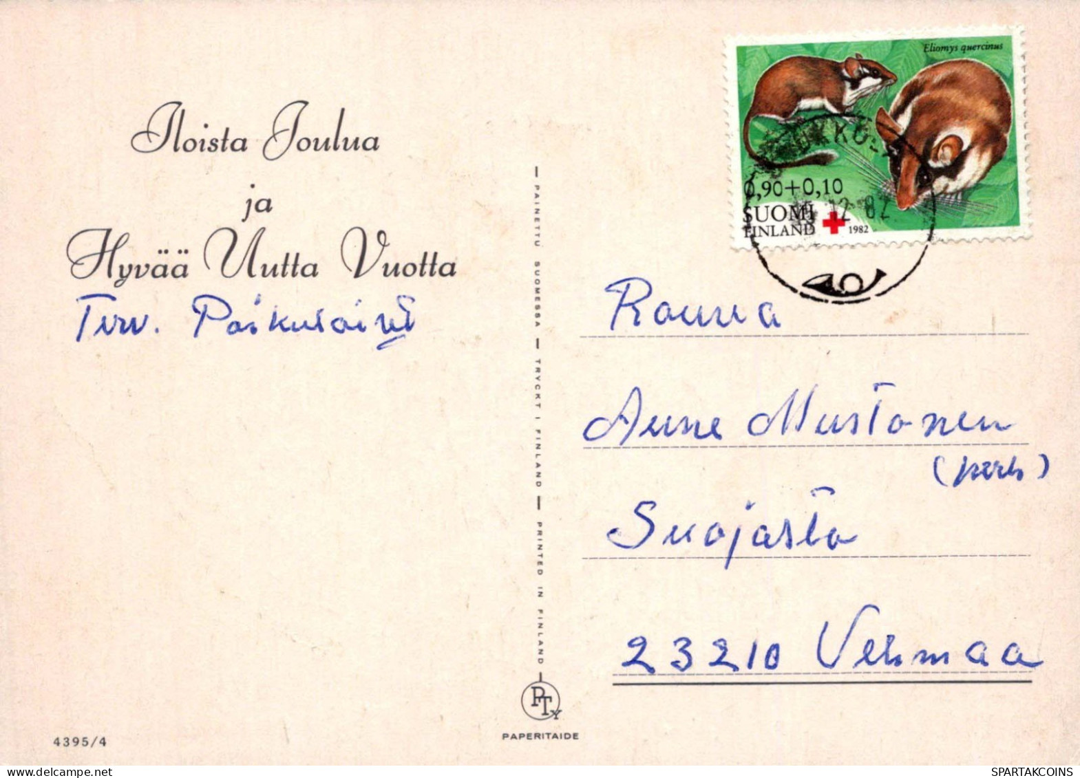 Bonne Année Noël GNOME Vintage Carte Postale CPSM #PBL890.FR - Año Nuevo