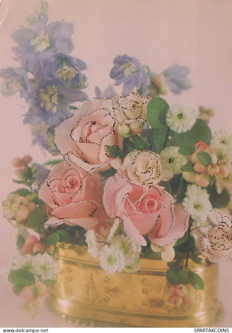 FIORI Vintage Cartolina CPSM #PAR960.IT - Fleurs
