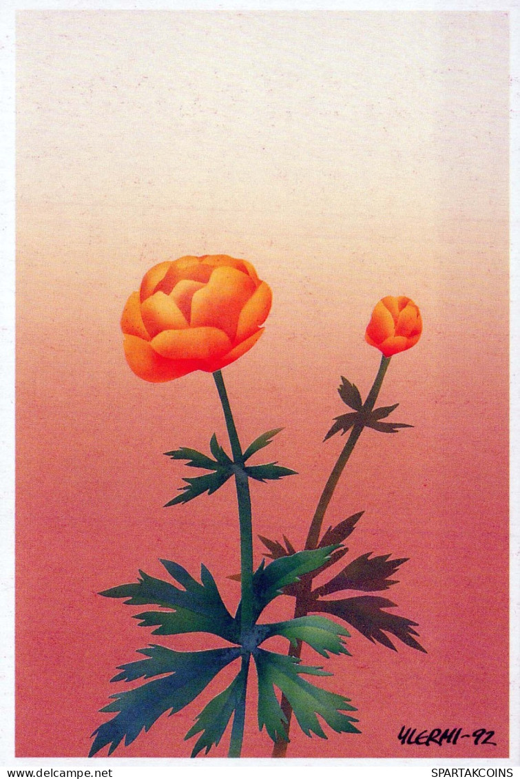 FIORI Vintage Cartolina CPSM #PAR480.IT - Flowers