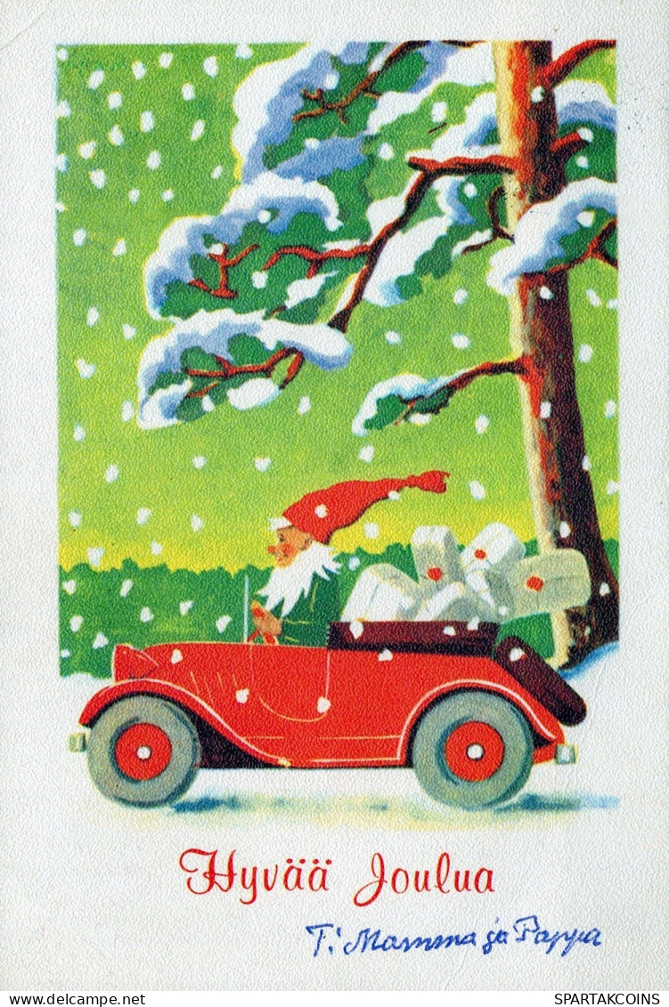 BABBO NATALE Natale Vintage Cartolina CPSM #PAJ994.IT - Kerstman