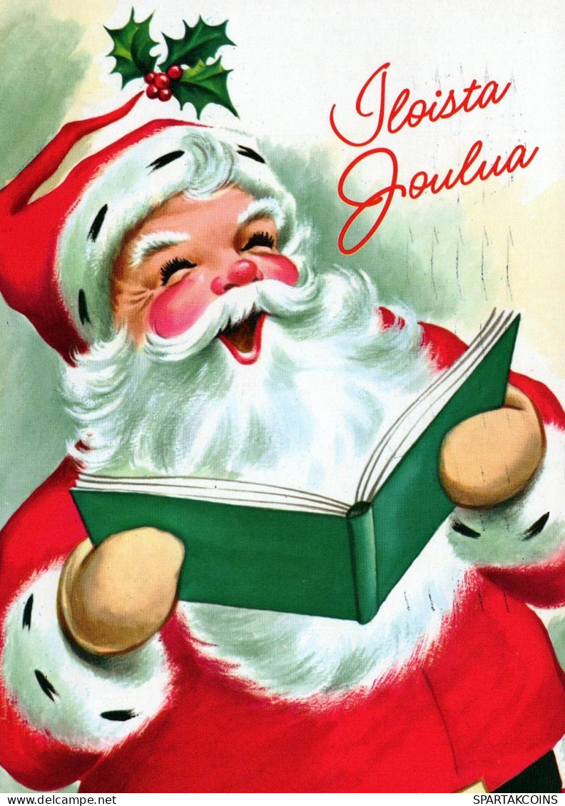 BABBO NATALE Natale Vintage Cartolina CPSM #PAJ853.IT - Kerstman