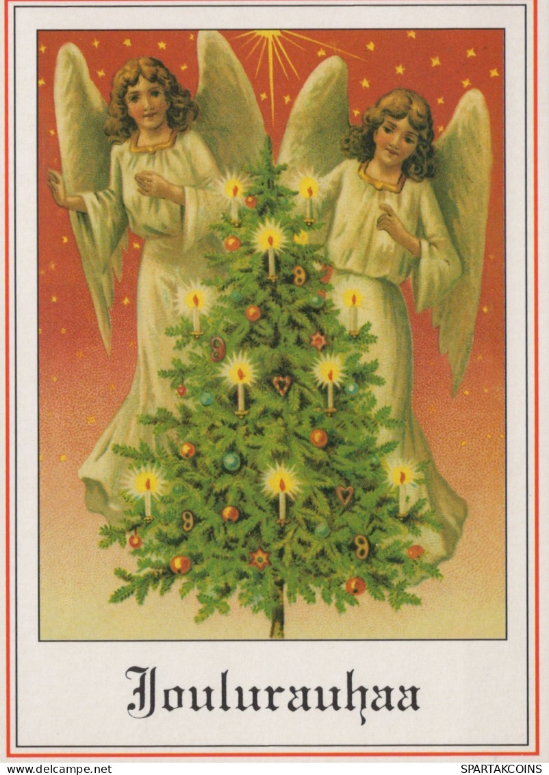 ANGELO Buon Anno Natale Vintage Cartolina CPSM #PAH499.IT - Angels