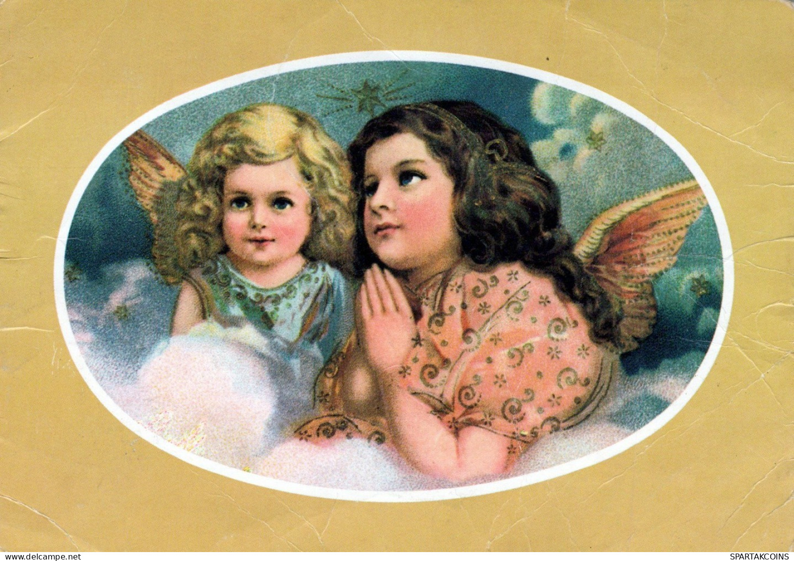 ANGELO Buon Anno Natale Vintage Cartolina CPSM #PAH050.IT - Angeli