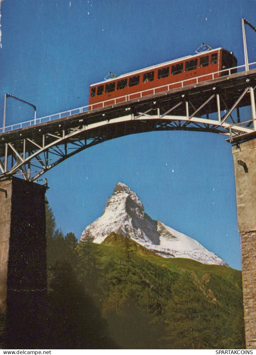 TRENO TRASPORTO FERROVIARIO Vintage Cartolina CPSM #PAA664.IT - Eisenbahnen