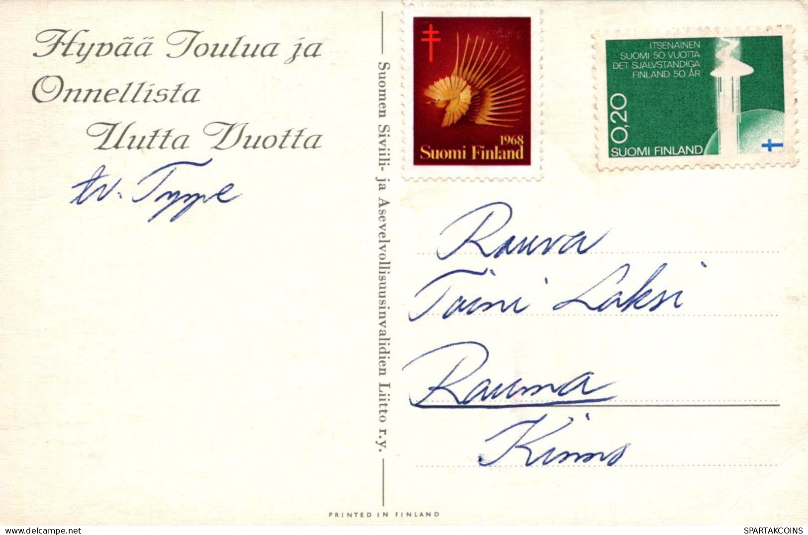 Neujahr Weihnachten KERZE Vintage Ansichtskarte Postkarte CPSMPF #PKD964.DE - Anno Nuovo