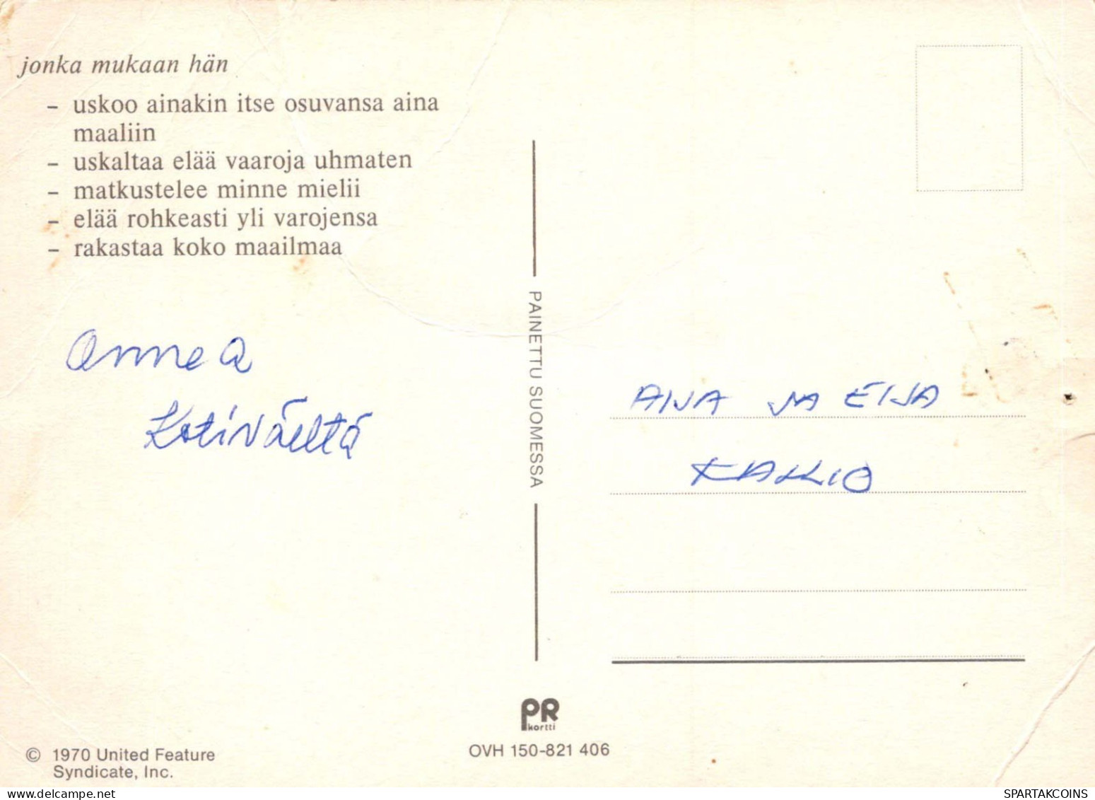 KINDER HUMOR Vintage Ansichtskarte Postkarte CPSM #PBV389.DE - Humorvolle Karten