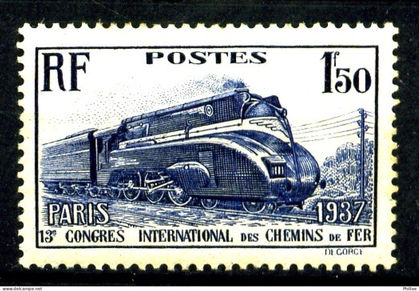 340 - 1F50 Locomotive - Neuf N** - TB - Unused Stamps