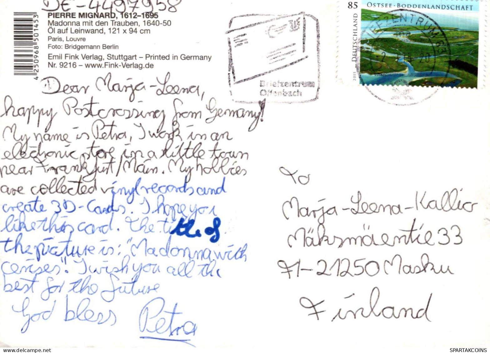 Jungfrau Maria Madonna Jesuskind Religion Vintage Ansichtskarte Postkarte CPSM #PBQ172.DE - Jungfräuliche Marie Und Madona