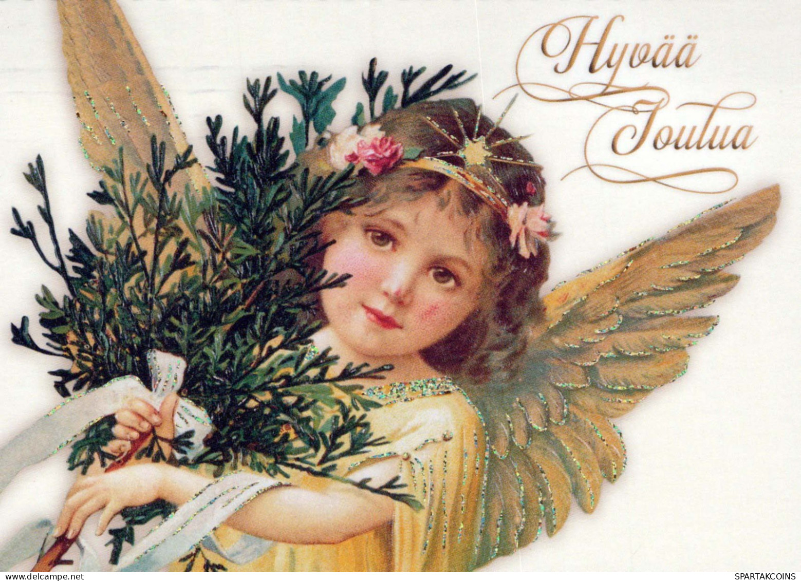 ENGEL Weihnachten Vintage Ansichtskarte Postkarte CPSM #PBP464.DE - Anges