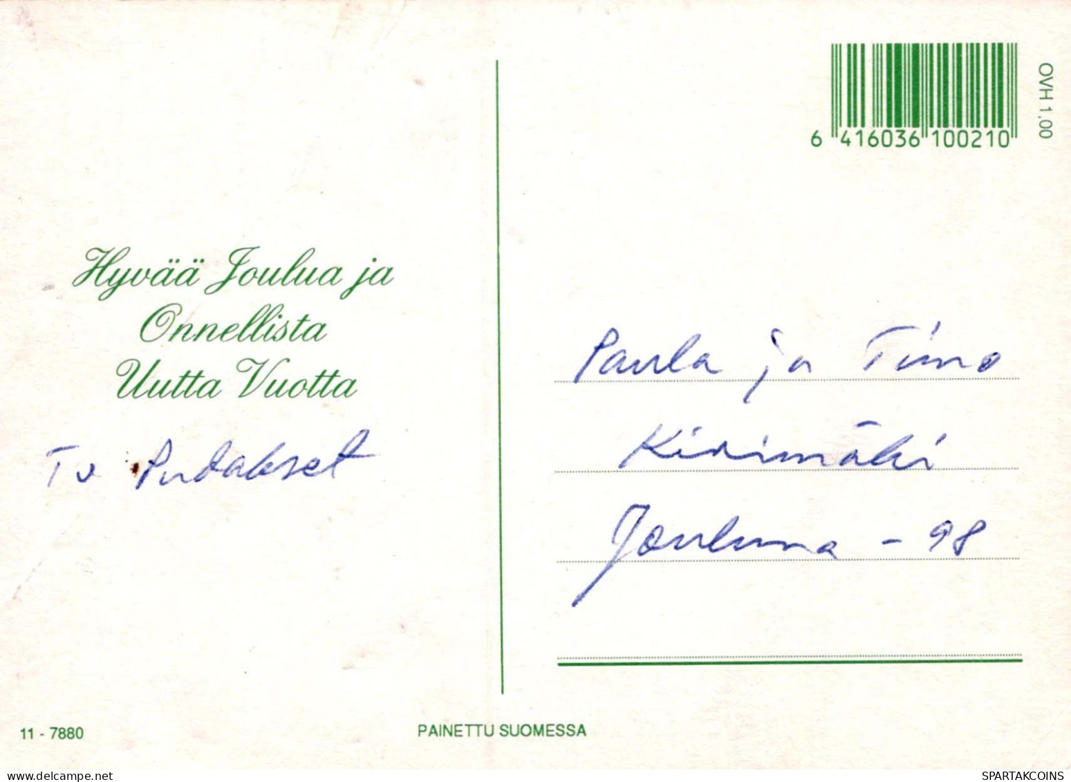 Neujahr Weihnachten Vintage Ansichtskarte Postkarte CPSM #PBN223.DE - Anno Nuovo