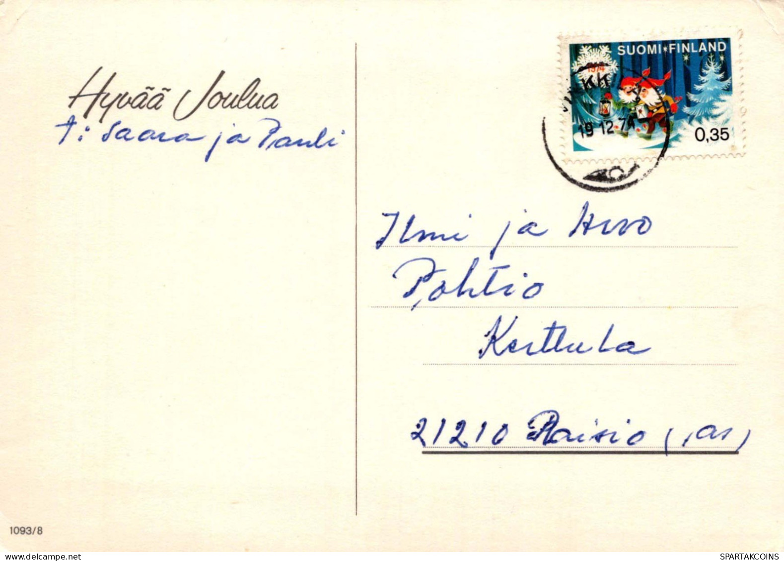 Neujahr Weihnachten Vintage Ansichtskarte Postkarte CPSM #PBN531.DE - Nouvel An