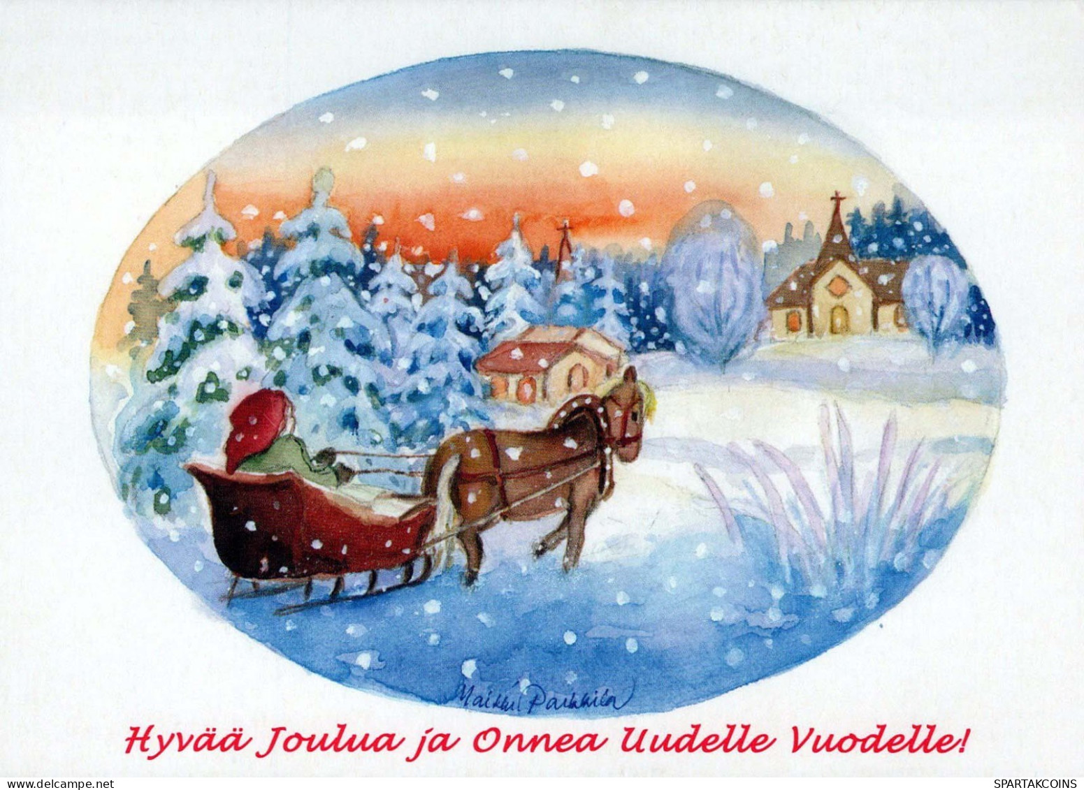 Neujahr Weihnachten Vintage Ansichtskarte Postkarte CPSM #PBM904.DE - Anno Nuovo