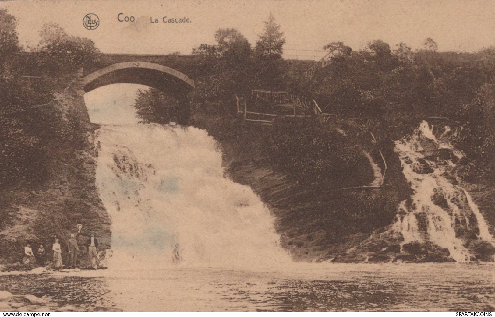 BELGIO COO WATERFALL Provincia Di Liegi Cartolina CPA #PAD195.IT - Stavelot