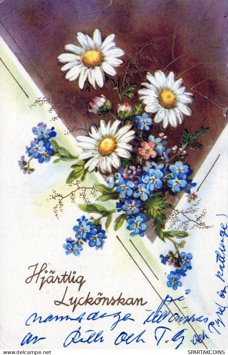 FIORI Vintage Cartolina CPA #PKE542.IT - Fleurs