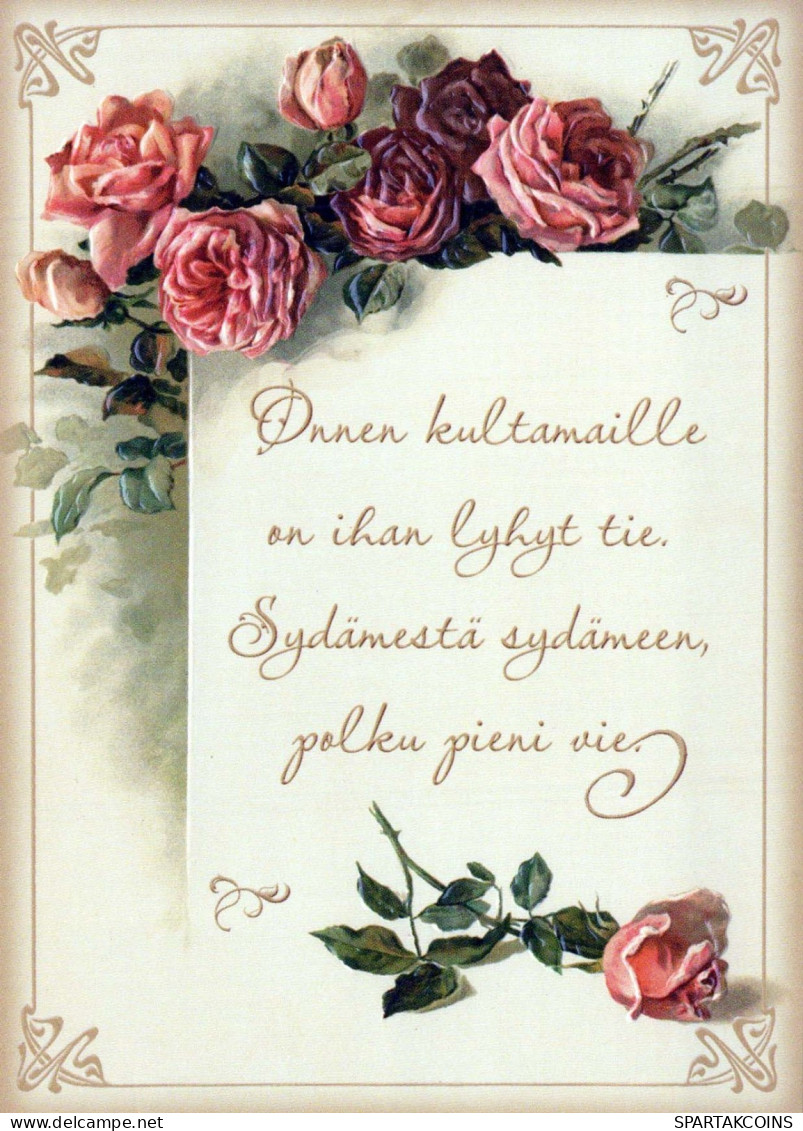 FIORI Vintage Cartolina CPSM #PBZ668.IT - Flores