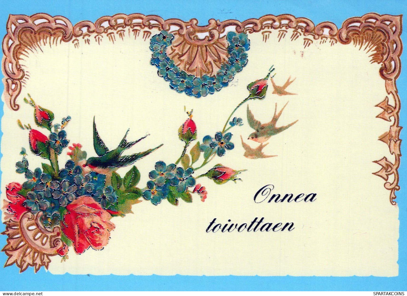 FIORI Vintage Cartolina CPSM #PBZ852.IT - Bloemen