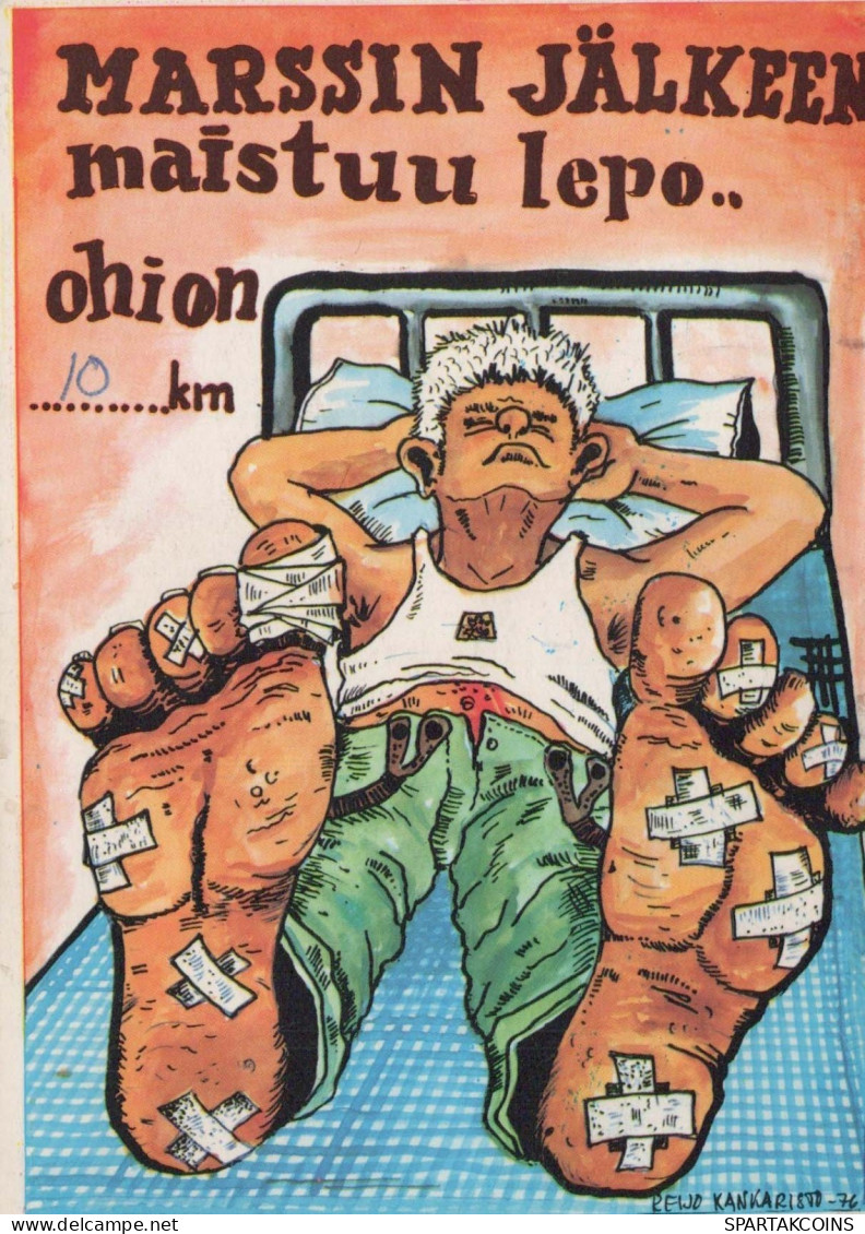 SOLDATI UMORISMO Militaria Vintage Cartolina CPSM #PBV819.IT - Humor
