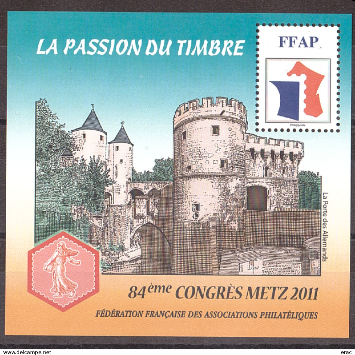 FFAP - 2011 - N° 5 - Neuf ** - Congrès De Metz - FFAP