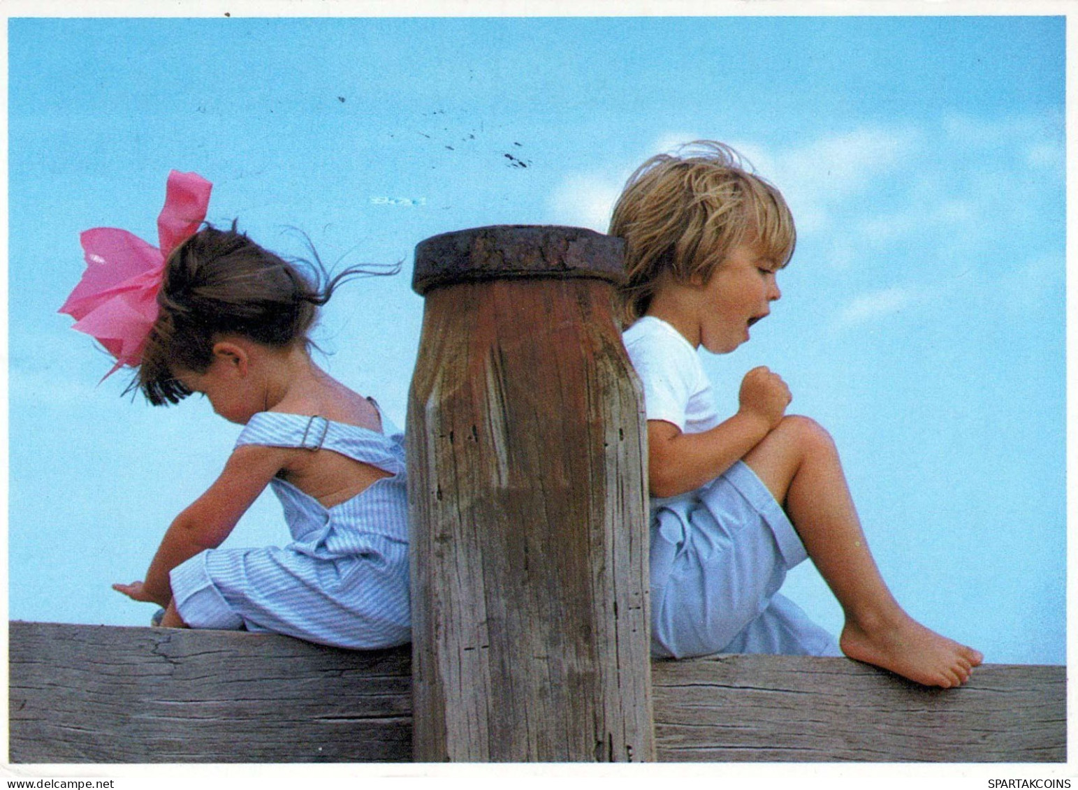 BAMBINO BAMBINO Scena S Paesaggios Vintage Postal CPSM #PBT233.IT - Scènes & Paysages