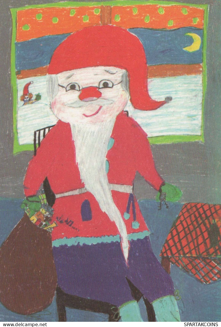 Buon Anno Natale GNOME Vintage Cartolina CPSM #PBO082.IT - Nouvel An