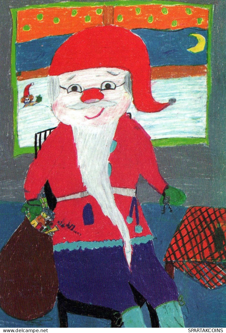 Buon Anno Natale GNOME Vintage Cartolina CPSM #PBO082.IT - Nouvel An