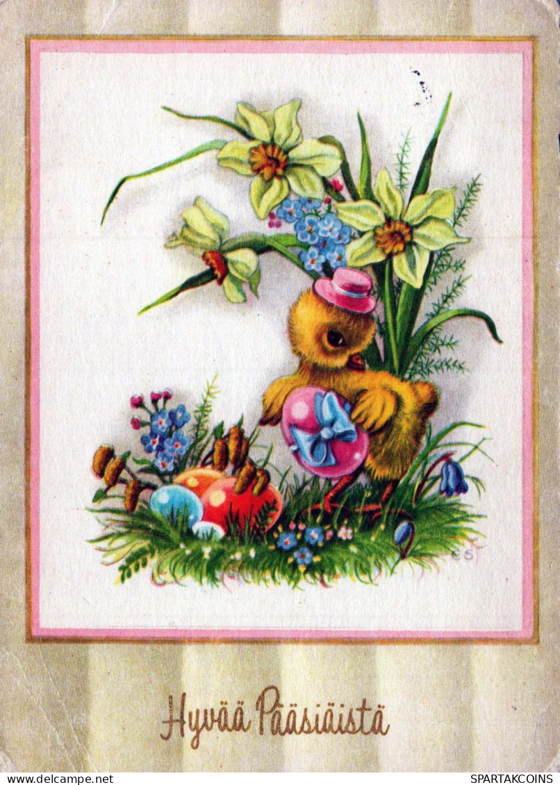 PASQUA UOVO Vintage Cartolina CPSM #PBO210.IT - Easter