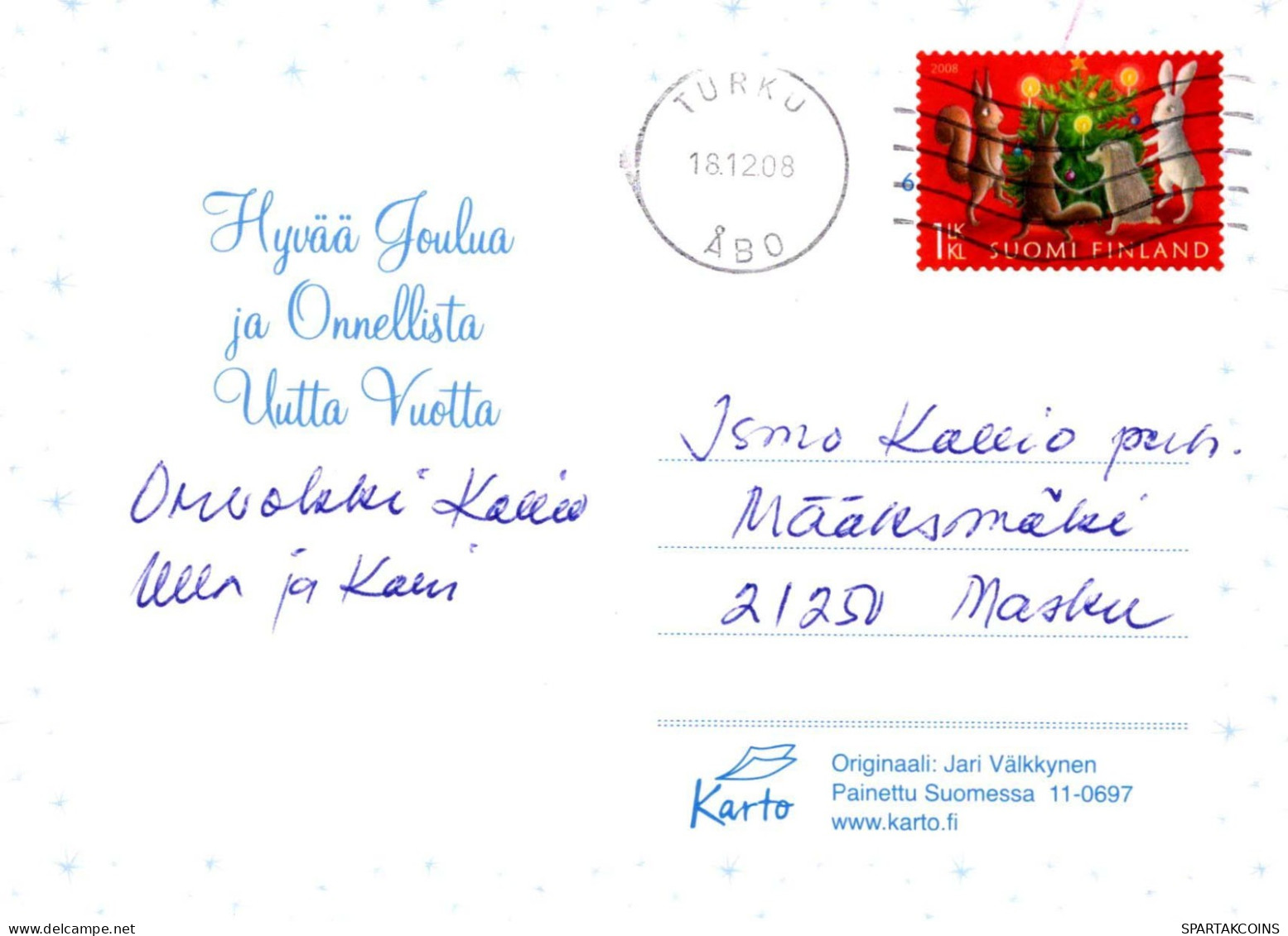 Buon Anno Natale Vintage Cartolina CPSM Unposted #PBA587.IT - New Year