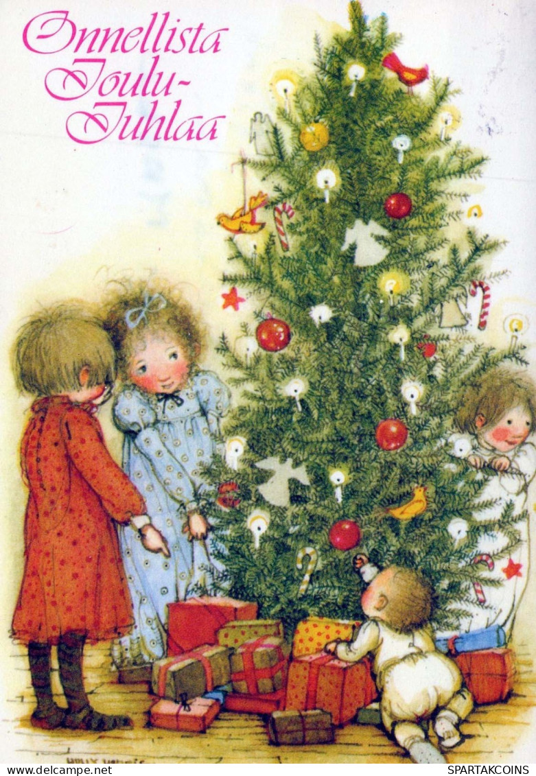 Buon Anno Natale BAMBINO Vintage Cartolina CPSM #PAY878.IT - Año Nuevo