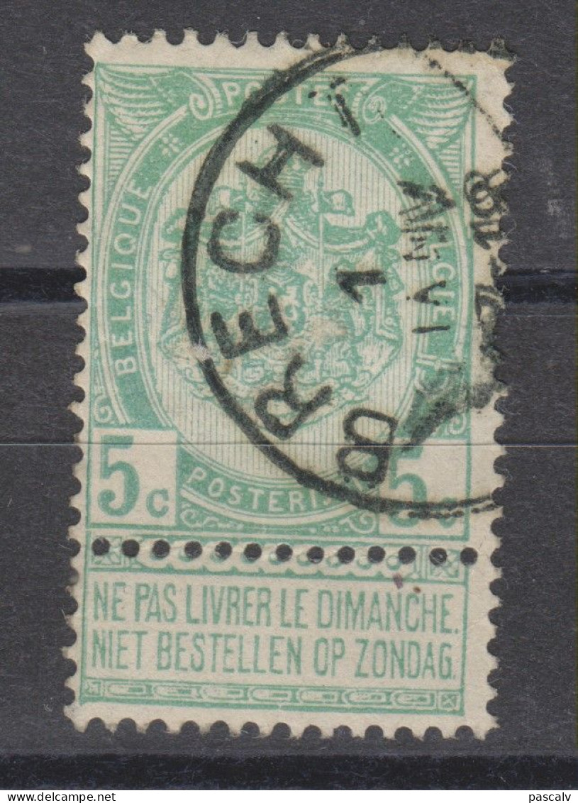 COB 56 Oblitération Centrale BRECHT - 1893-1907 Wappen