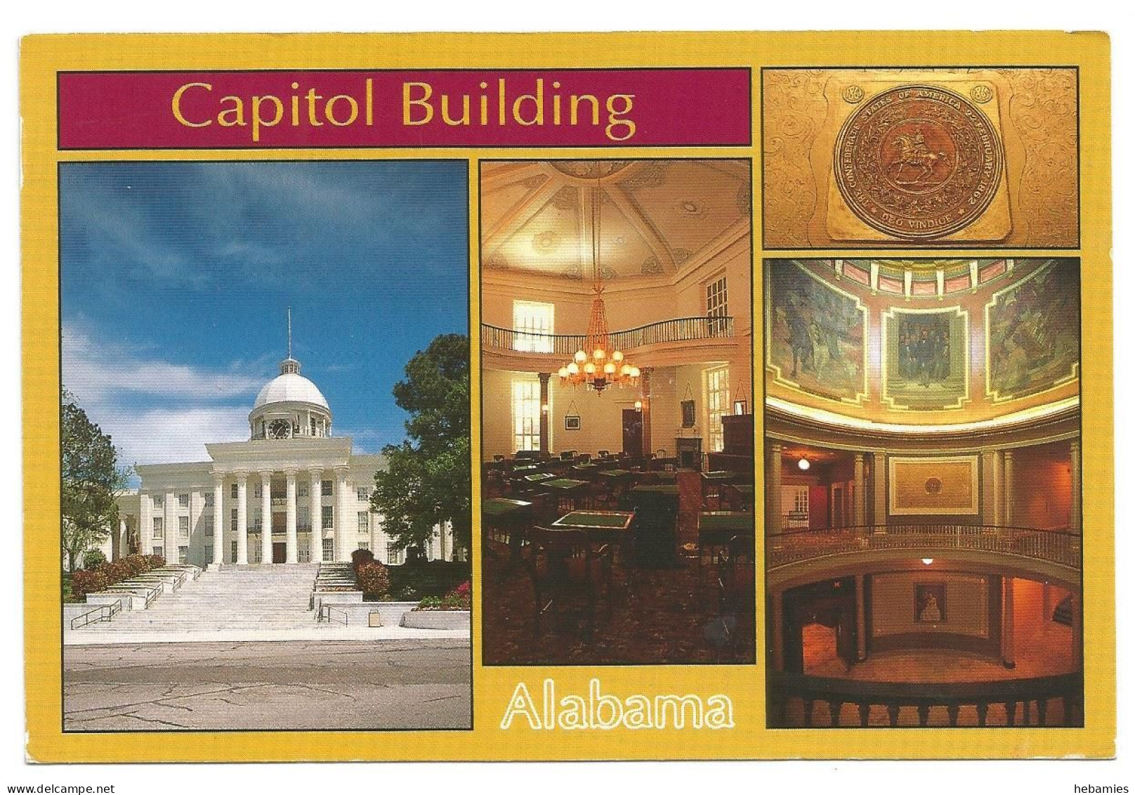 ALABAMA STATE CAPITOL BUILDING - MONTGOMERY - ALABAMA - USA - - Montgomery