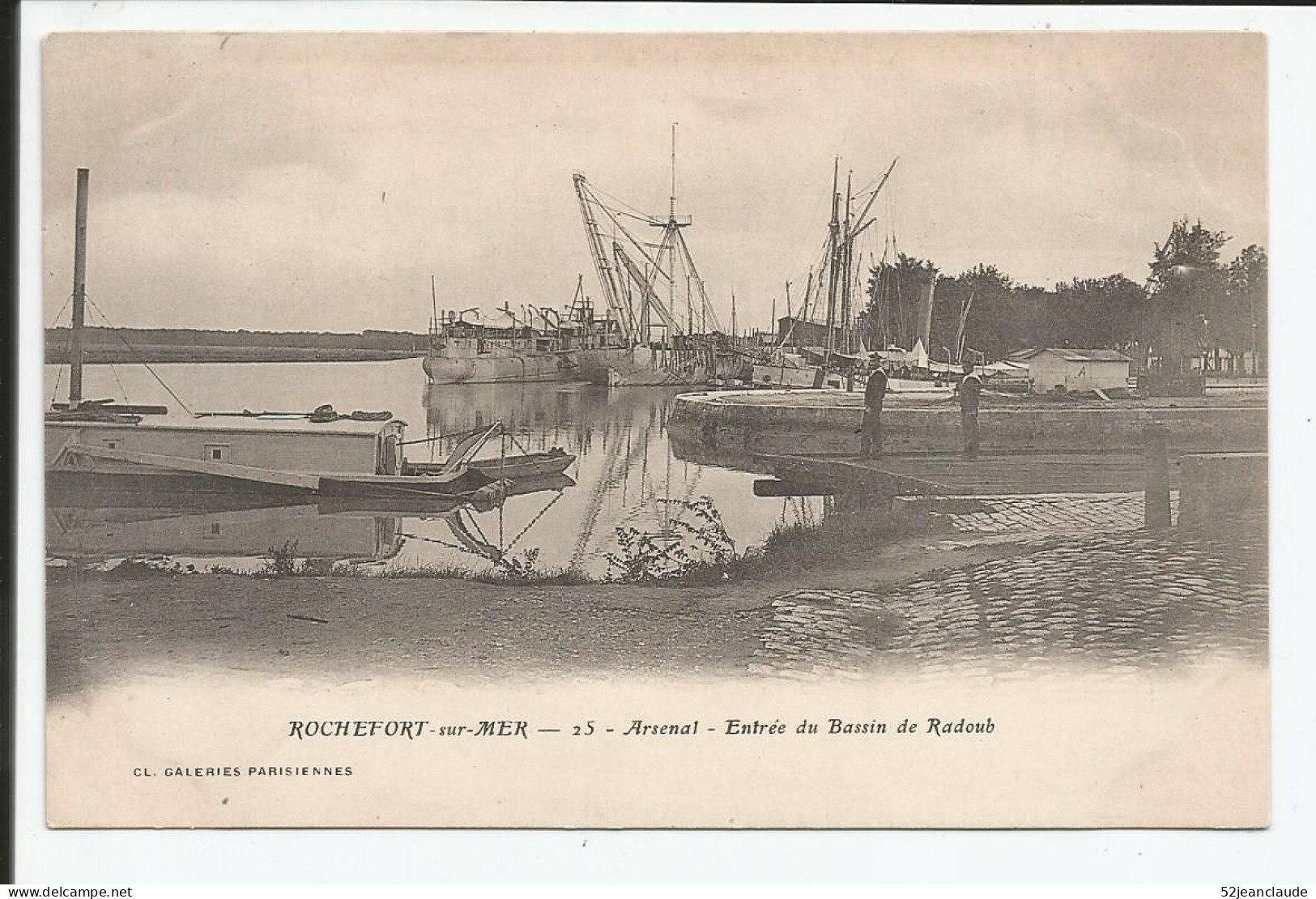 Arsenal Entrée Du Bassin De Radoub    1900-05   N° 25 - Rochefort