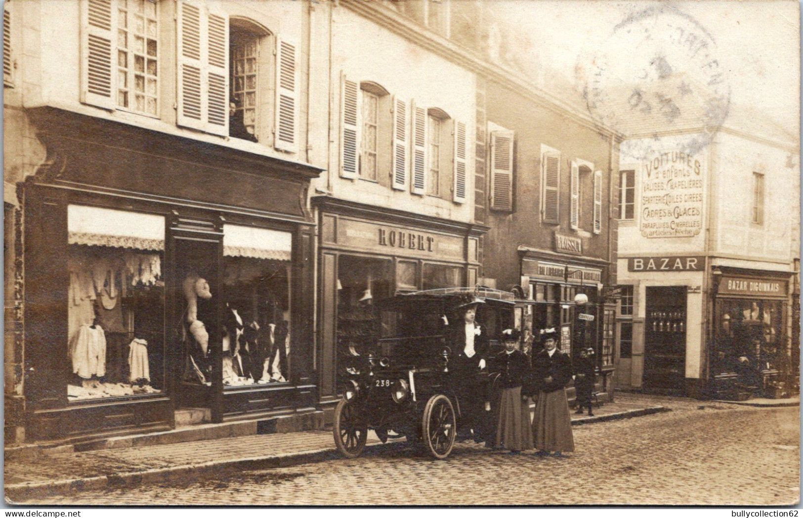 SELECTION -  DIGOIN  -  CARTE PHOTO - Rue Nationale - Autres & Non Classés