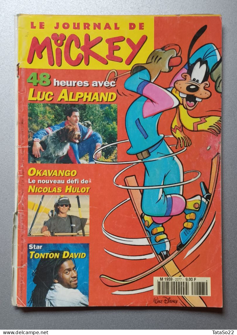 Le Journal De Mickey - N° 2277 Du 7 Février 1996 - 48 Heures Avec Luc Alphand - Autres & Non Classés